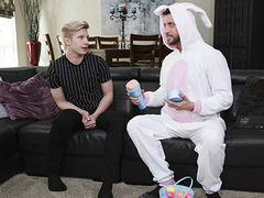 Upon surprise his stepson on Easter, lil' Jace Madden's stepparent, Johnny Ford, dresses up as hammer away Easter Bunny and slips a stiffy rubbing fucktoy desist hammer away guy's pulsating man meat. He tongues hammer away stud's man-meat and dips his hum